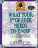 Book cover for "What your third grader needs to know"