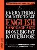 Book cover for "Everything you need to ace English Language Arts in one big fat notebook"