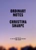 Book cover for "Ordinary notes"